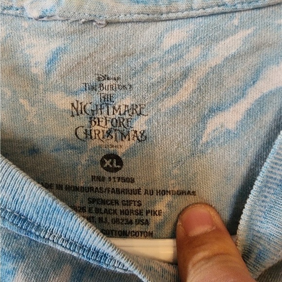 Jack Skellington Psychic Readings Future Past Preset Tie Dyed t shirt mens xl - Picture 2 of 3